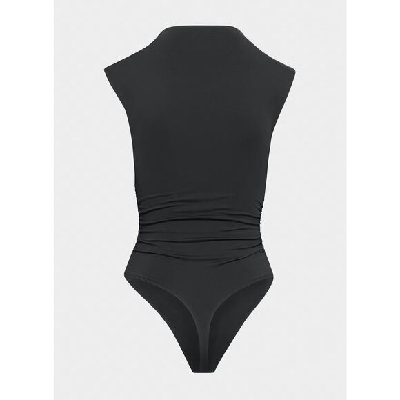 Aritzia Original Contour Fortify Second-Skin Ruched Mockneck Bodysuit - XS - Picture 2 of 8